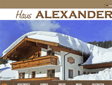 Tablet Screenshot of hausalexander.at